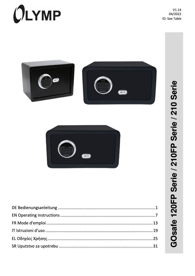 Imagen de la primera página del manual del dispositivo GOsafe 2.