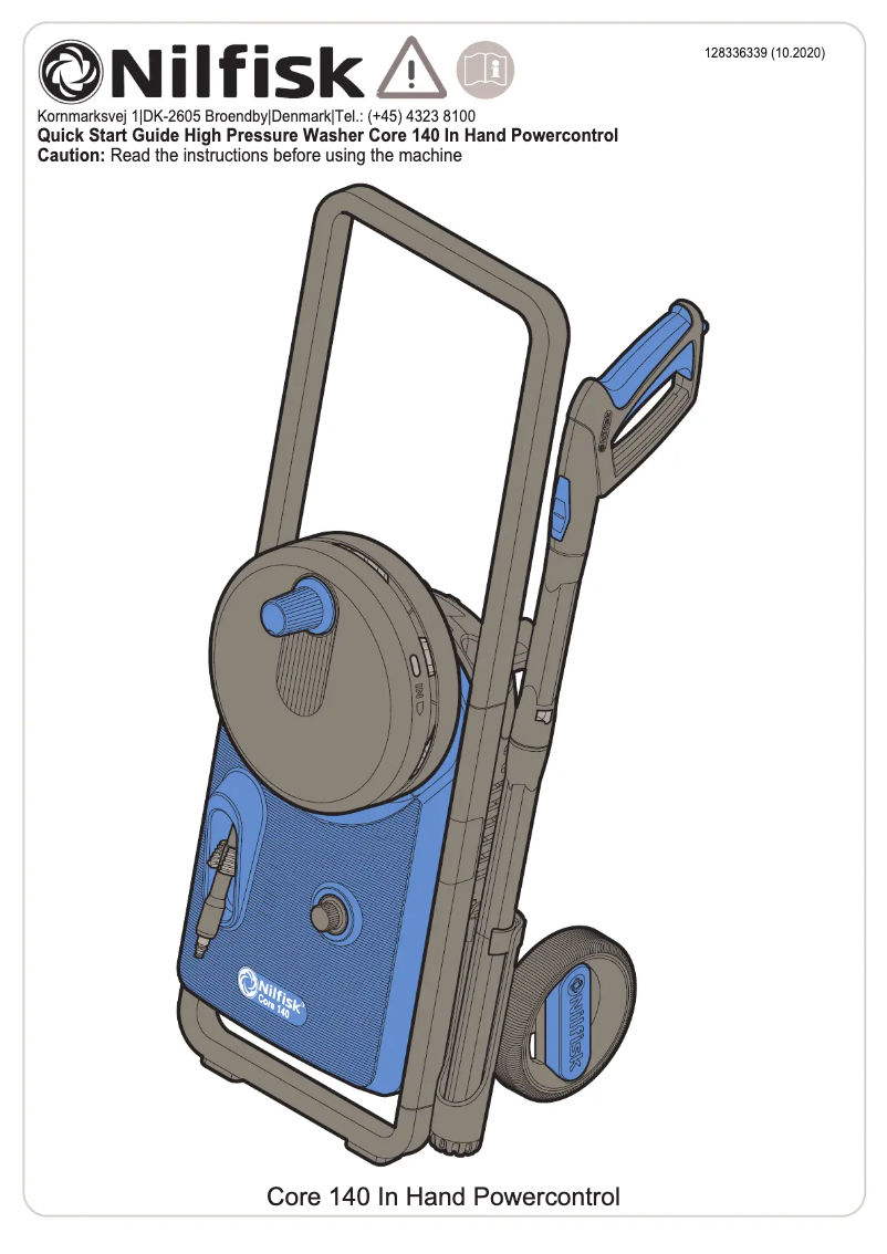 Imagen de la primera página del manual del dispositivo Core 140