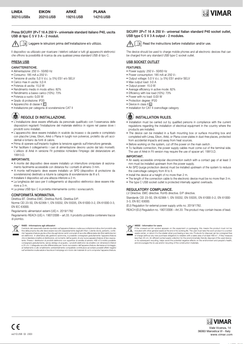 Imagen de la primera página del manual del dispositivo 30210.USBC