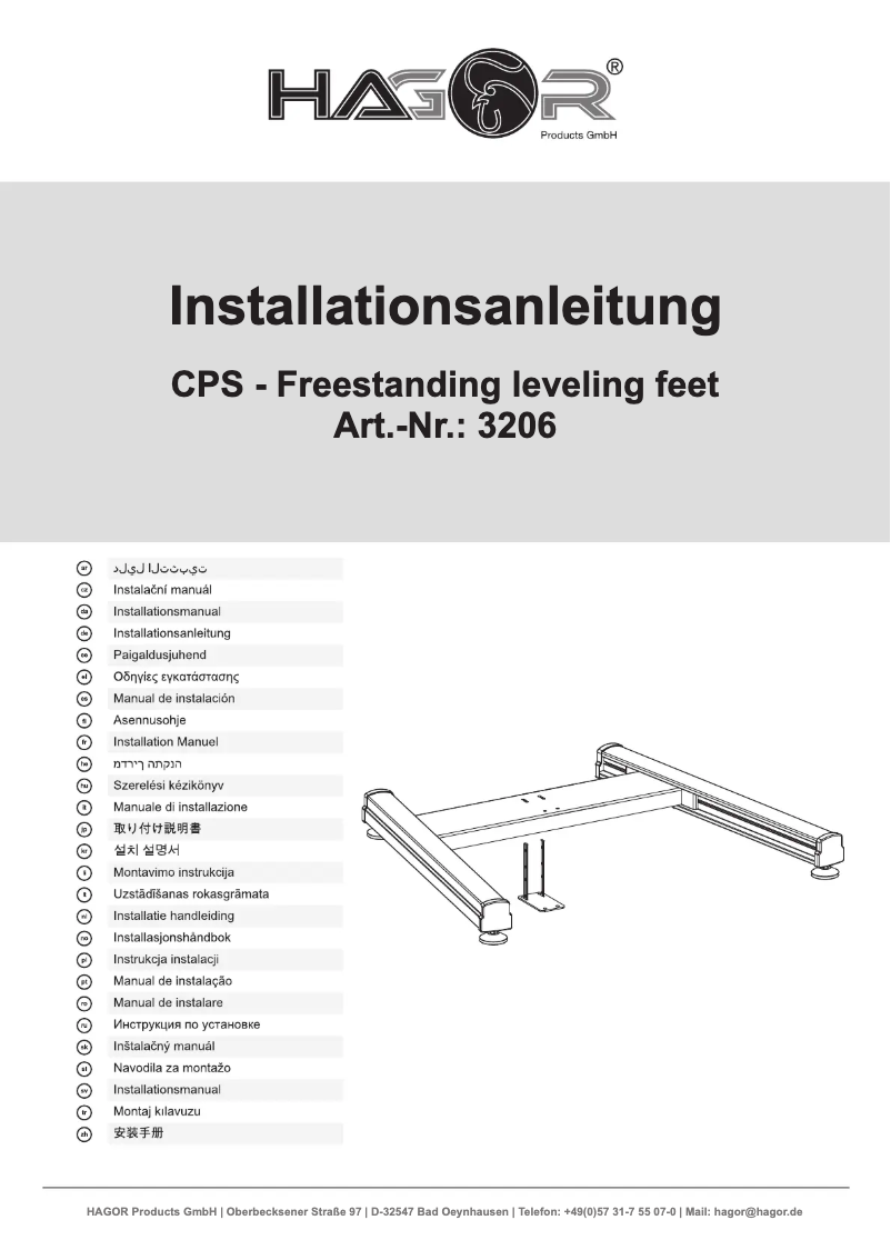 Imagen de la primera página del manual del dispositivo 3206