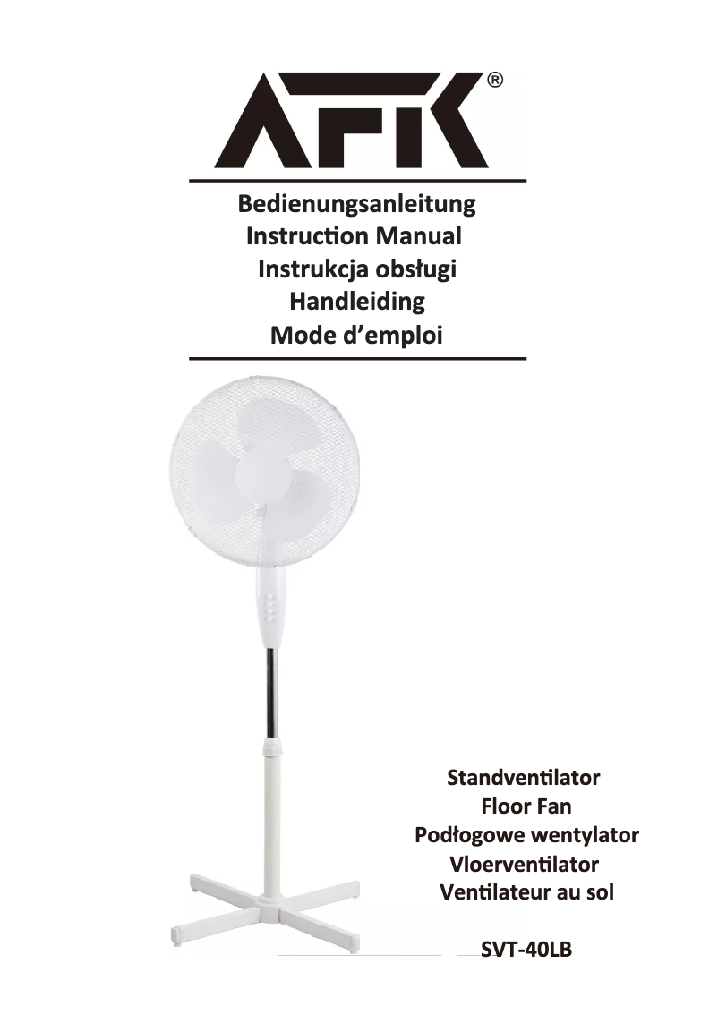 Página nº 1 - Manual de usuario AFK SVT-40