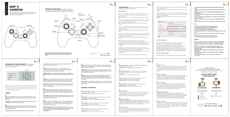 Página 1 del manual Manual de usuario Mars Gaming MGP-C