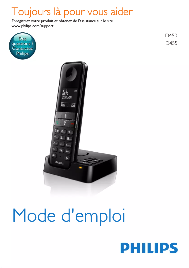 Página 1 del manual Manual de usuario Philips D4551DG