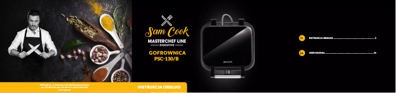 Imagen de la primera página del manual del dispositivo PSC-130