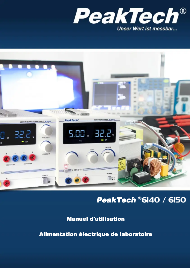 Imagen de la primera página del manual del dispositivo 6140