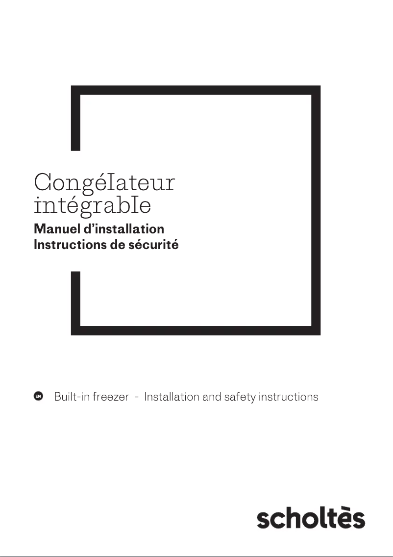 Página 1 del manual Manual de usuario Scholtès SORF1197F