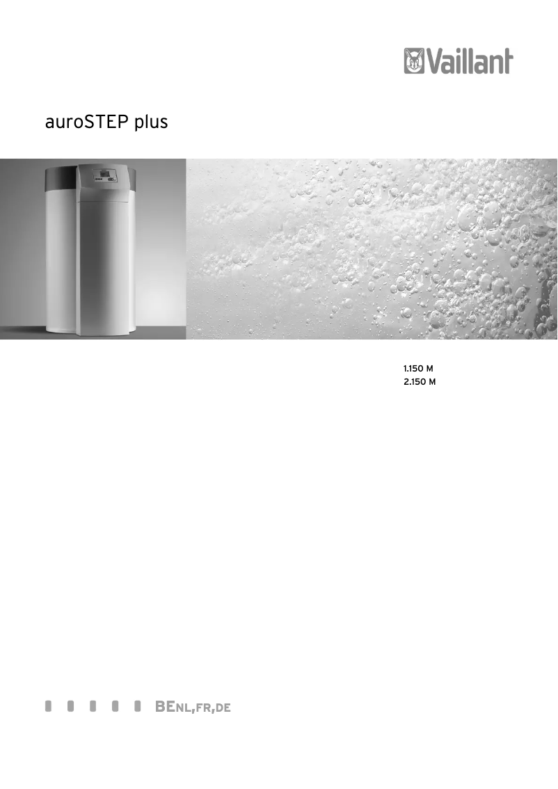 Página 1 del manual Manual de usuario Vaillant AuroSTEP plus 1.150 M