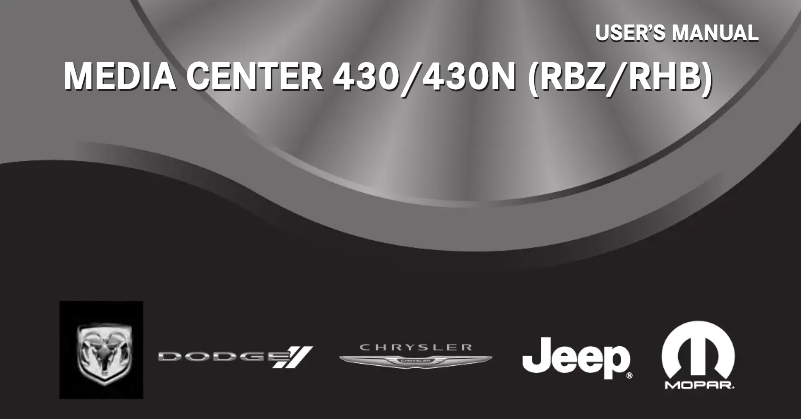 Página 1 del manual Manual de usuario Jeep Patriot (2012)
