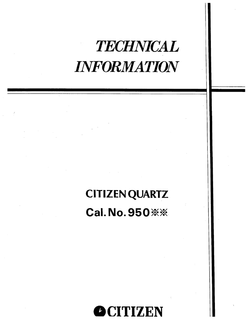 Página 1 del manual Manual de usuario Citizen CAL 9500