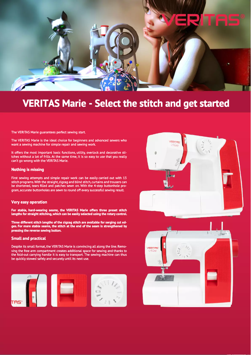 Imagen de la primera página del manual del dispositivo Marie