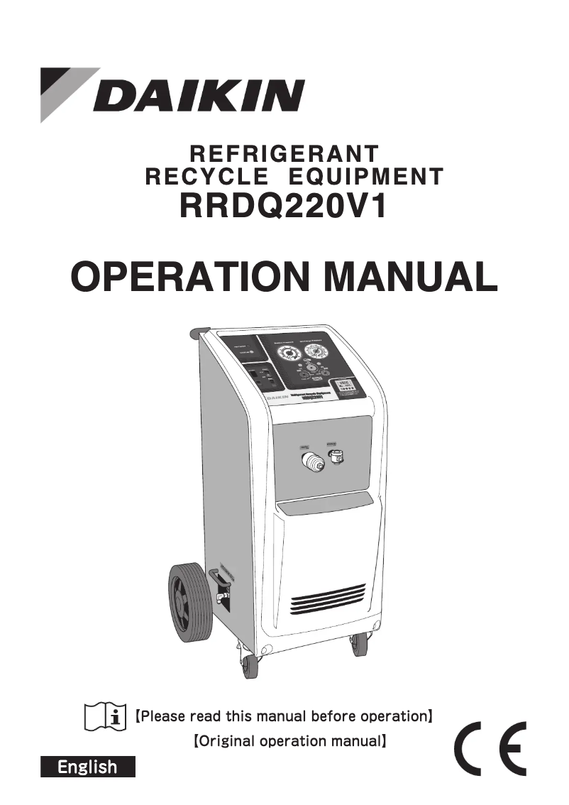 Página 1 del manual Manual de usuario Daikin RRDQ220V1
