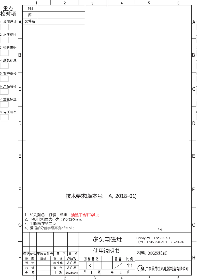 Página 1 del manual Manual de usuario Candy CFRAID36