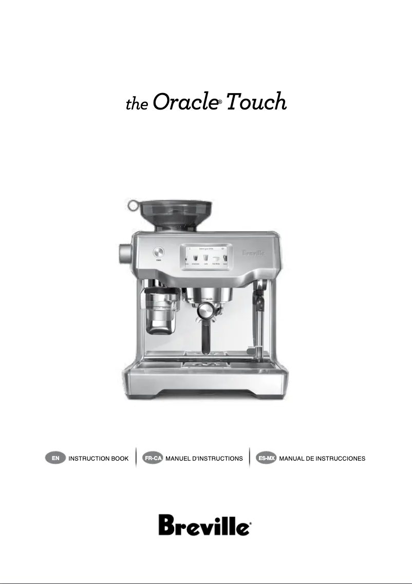 Página 1 del manual Manual de usuario Breville the Oracle Touch