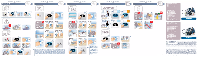 Página 1 del manual Manual de usuario Calor Pro Express GV7850C0