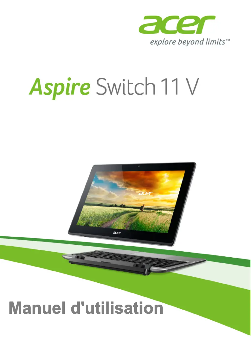 Imagen de la primera página del manual del dispositivo Aspire Switch 11V