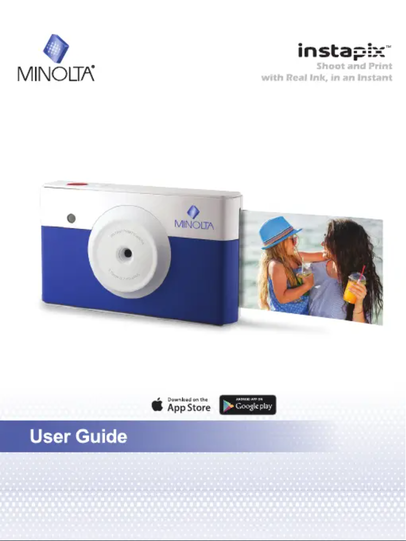 Página 1 del manual Manual de usuario Minolta Instapix MNCP10