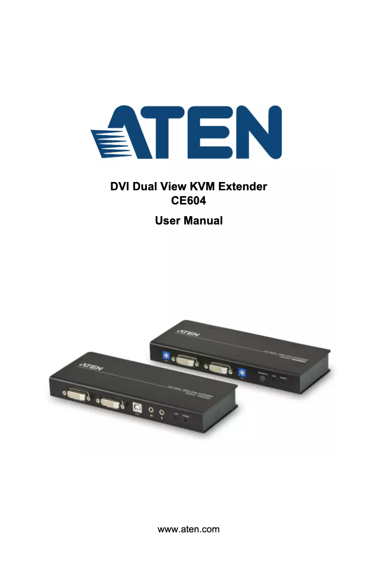 Página nº 1 - Manual de usuario ATen CE604-AT-G