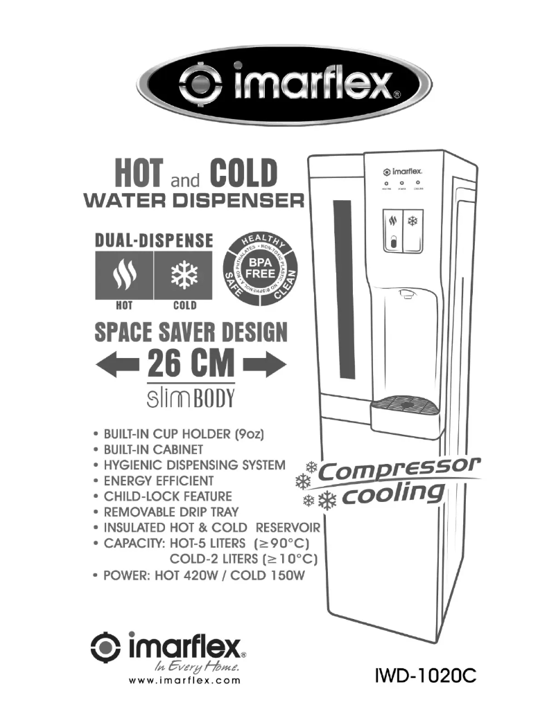 Imagen de la primera página del manual del dispositivo IWD-1020C