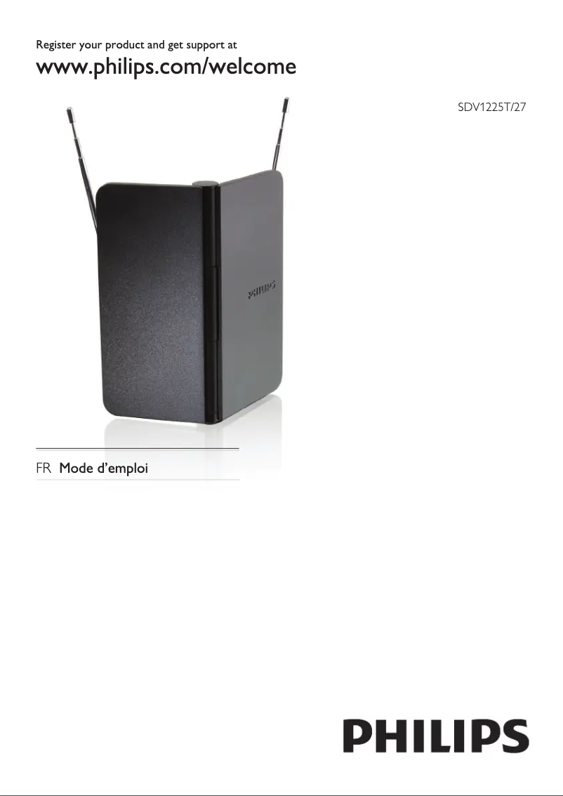 Página 1 del manual Manual de usuario Philips SDV1225T