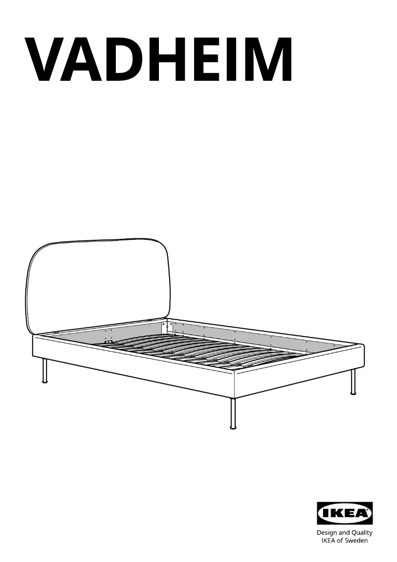Página 1 del manual Manual de usuario Ikea VADHEIM 204.656.87