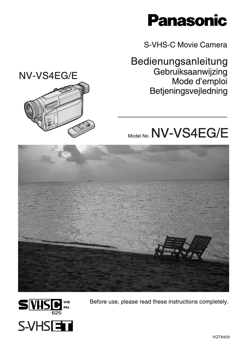 Página 1 del manual Manual de usuario Panasonic NV-VS4