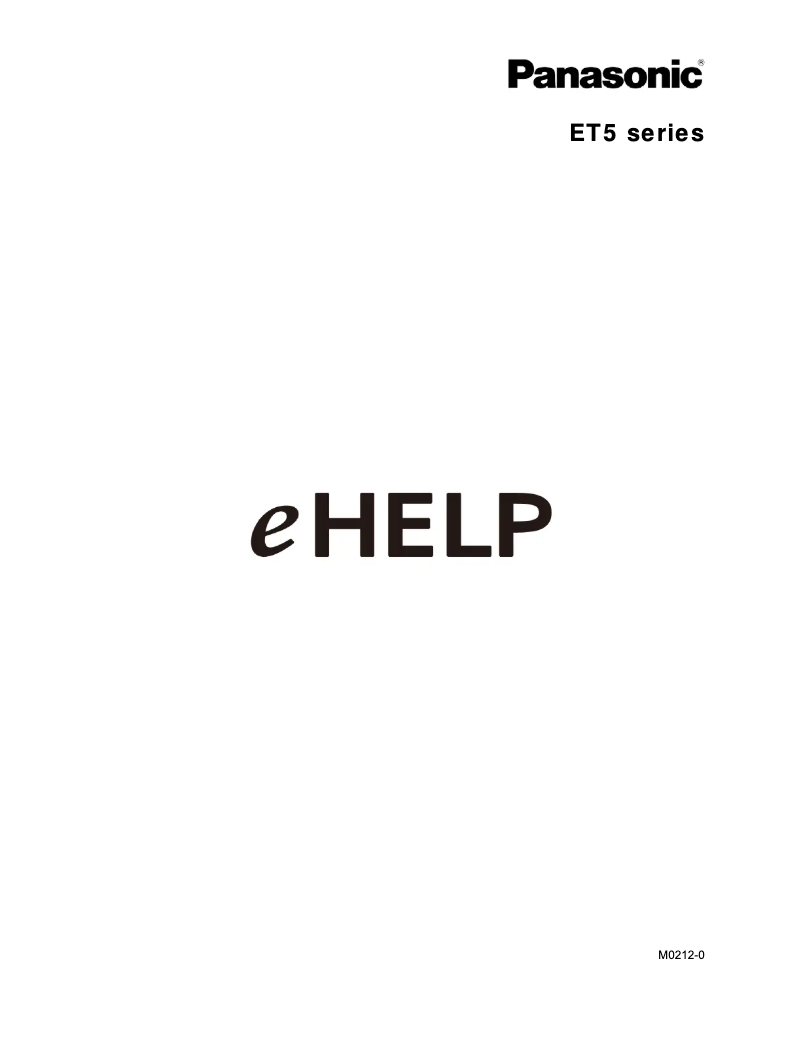 Página 1 del manual Manual de usuario Panasonic Smart VIERA TC-L55ET5