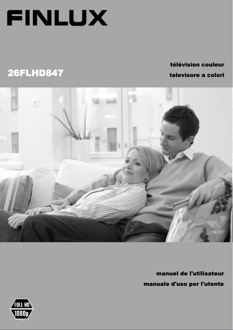 Página 1 del manual Manual de usuario Finlux 26FLHD847