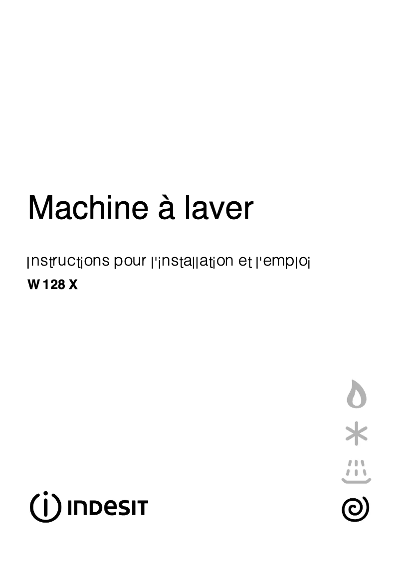 Imagen de la primera página del manual del dispositivo W 128 X (FR)