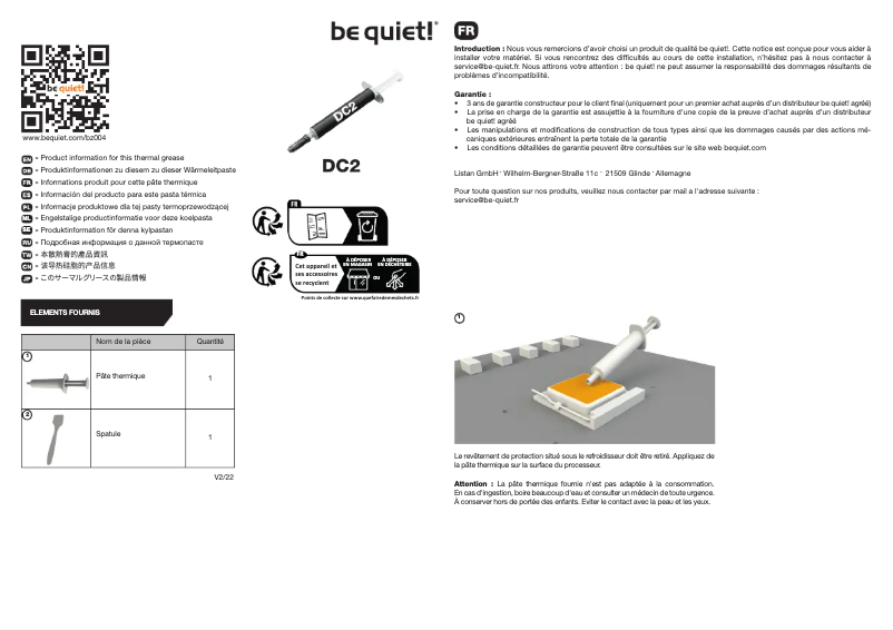Imagen de la primera página del manual del dispositivo DC2
