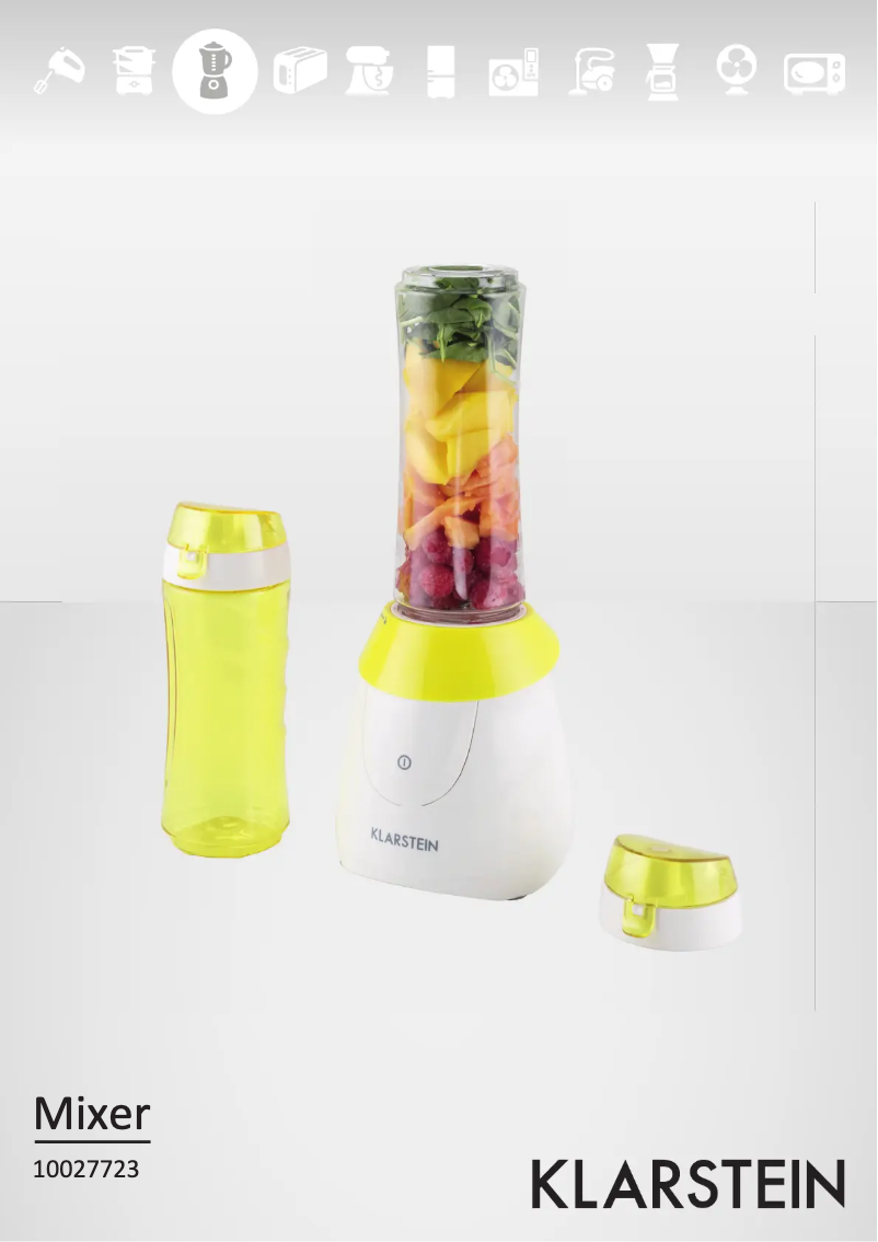 Página 1 del manual Manual de usuario Klarstein 10027723