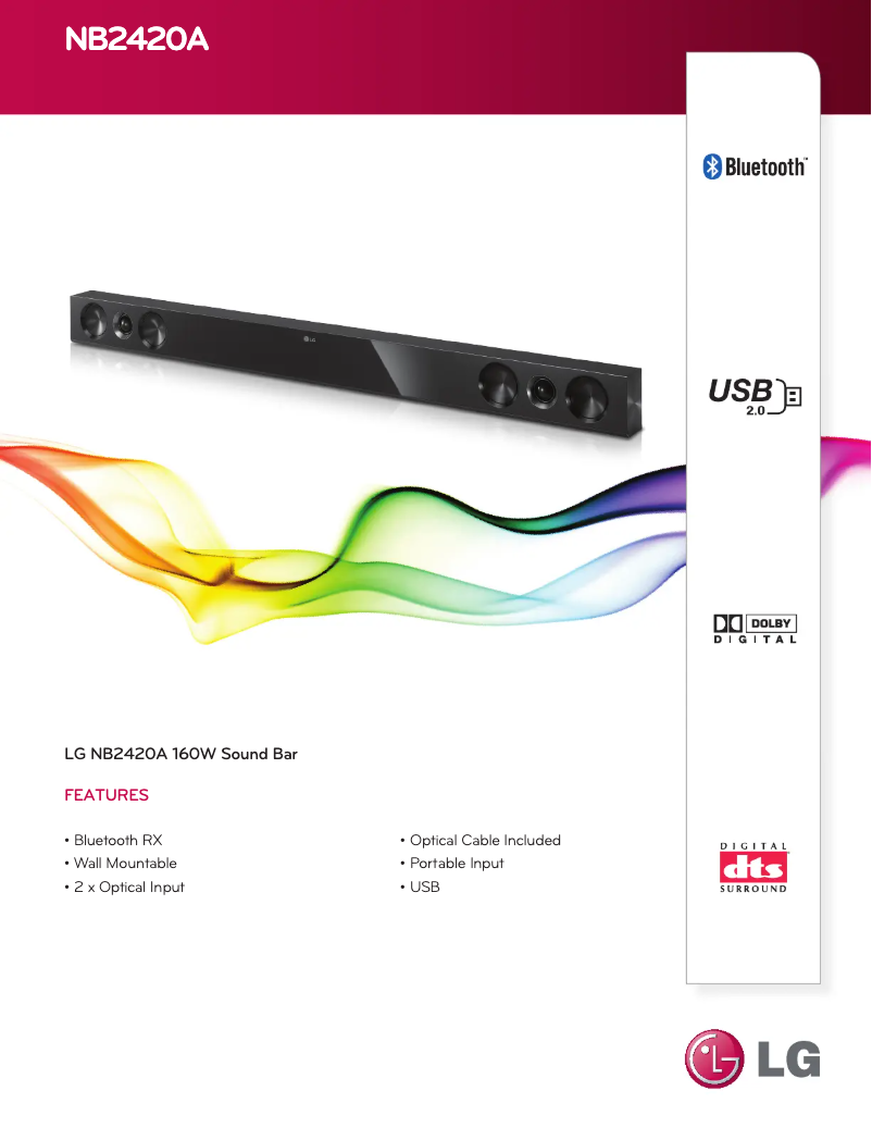 Página nº 1 - Ficha técnica LG NB2420A