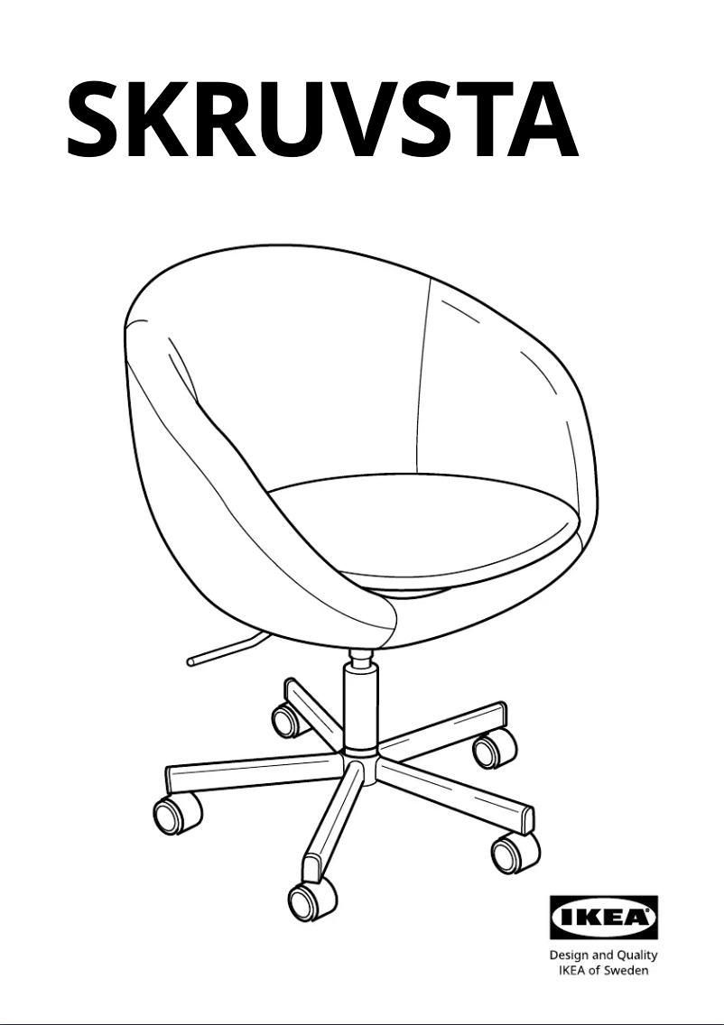 Página 1 del manual Manual de usuario Ikea SKRUVSTA 104.030.01