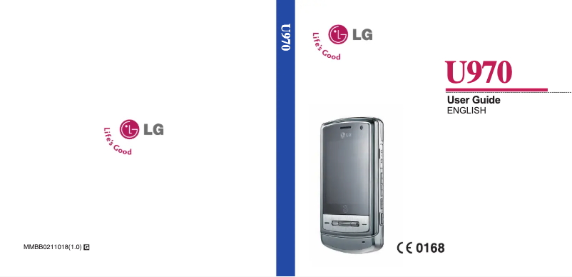 Imagen de la primera página del manual del dispositivo U970