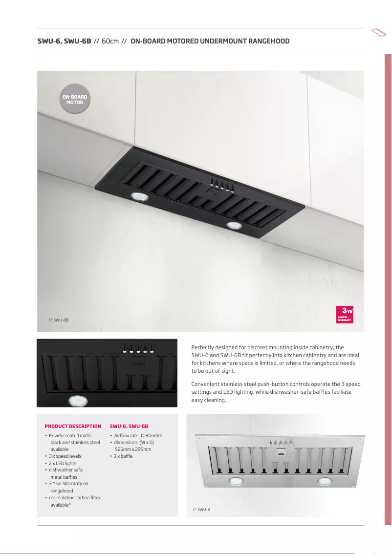 Imagen de la primera página del manual del dispositivo SWU-6