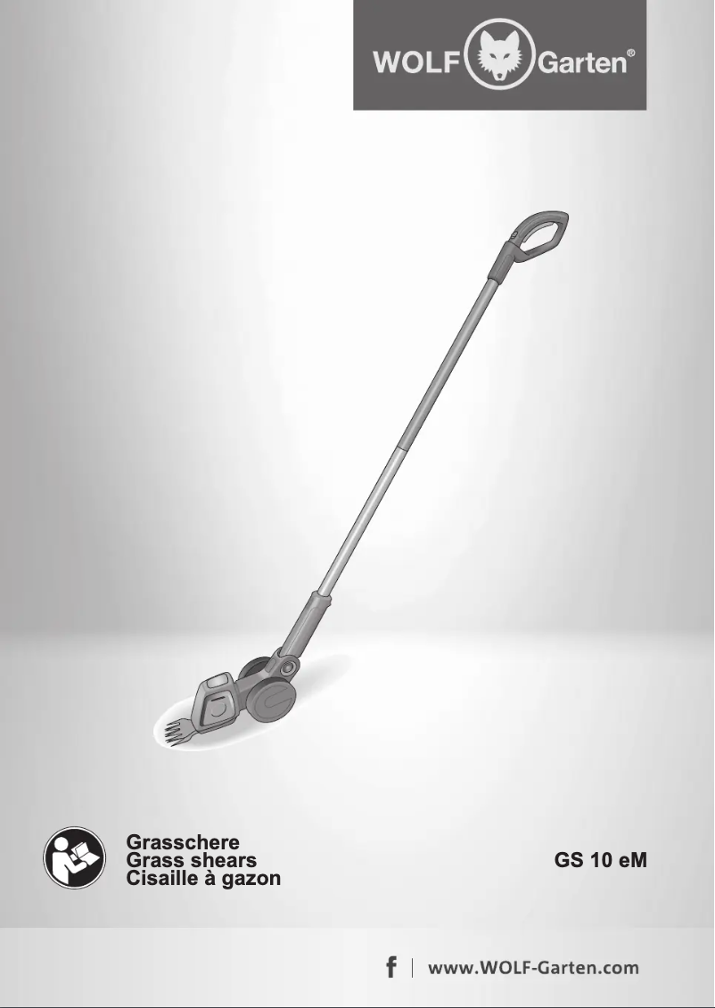 Página 1 del manual Manual de usuario Wolf Garten GS 10 eM