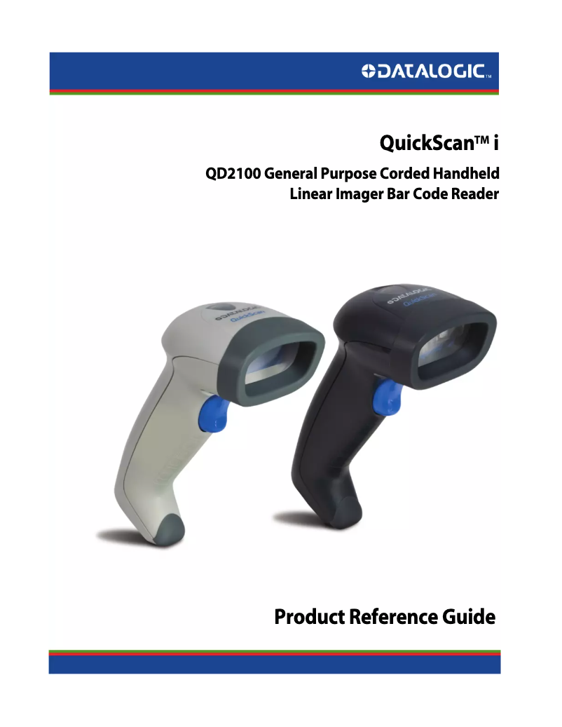 Página nº 1 - Manual de usuario Datalogic QuickScan QD2130