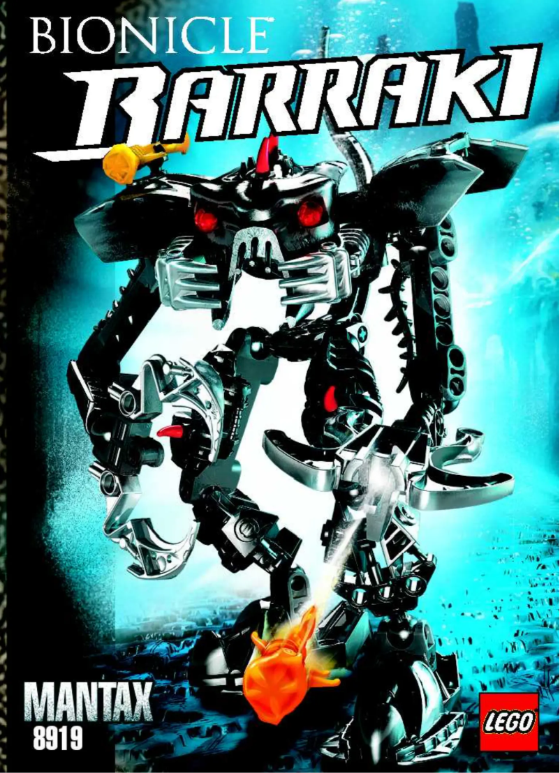Imagen de la primera página del manual del dispositivo Bionicle 8919
