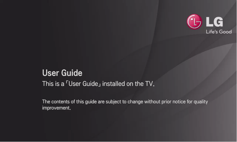 Imagen de la primera página del manual del dispositivo 60LN5700
