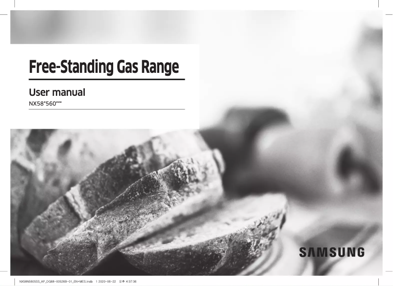 Página 1 del manual Manual de usuario Samsung NX58N5605SS