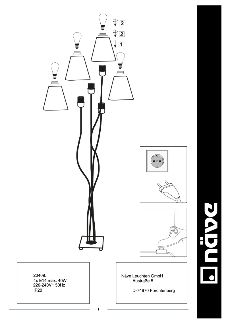 Página 1 del manual Manual de usuario Näve Boho