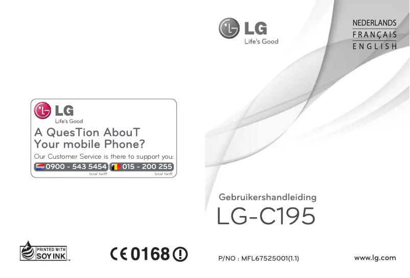 Página 1 del manual Manual de usuario LG C199