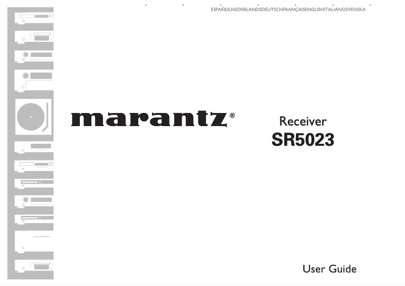 Página 1 del manual Manual de usuario Marantz SR5023B