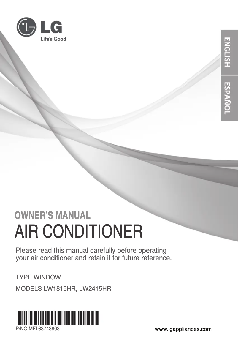 Página 1 del manual Manual de usuario LG LW1815HR