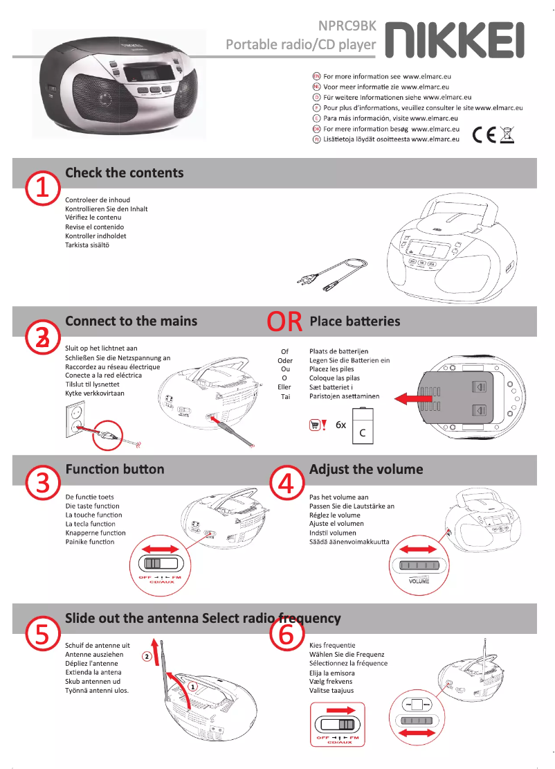 Página 1 del manual Manual de usuario Nikkei NPRC9