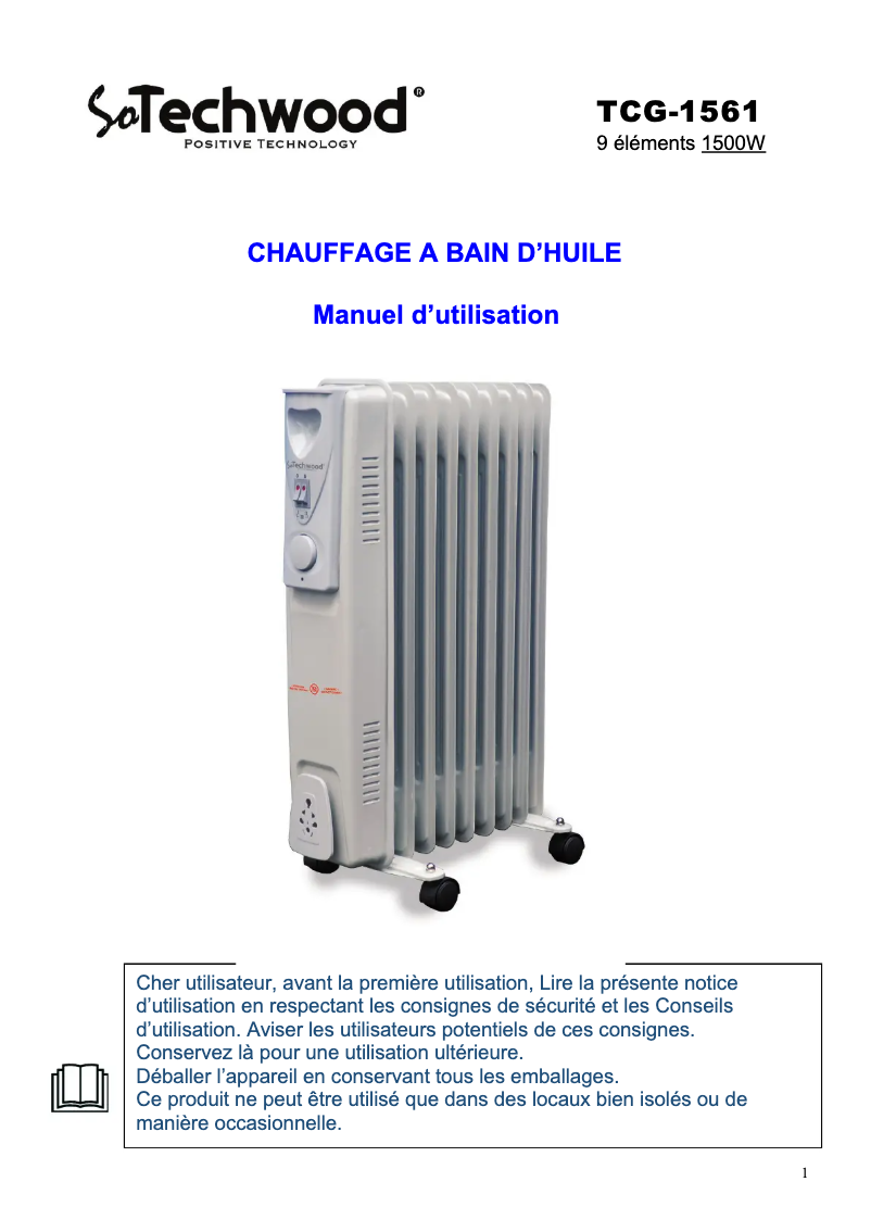 Imagen de la primera página del manual del dispositivo TCG-526