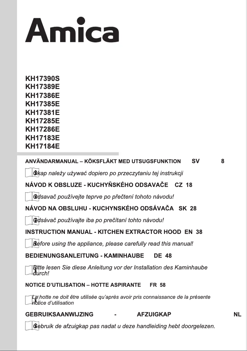 Imagen de la primera página del manual del dispositivo KH 17184 E