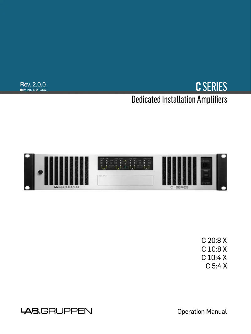 Imagen de la primera página del manual del dispositivo C 10:4X