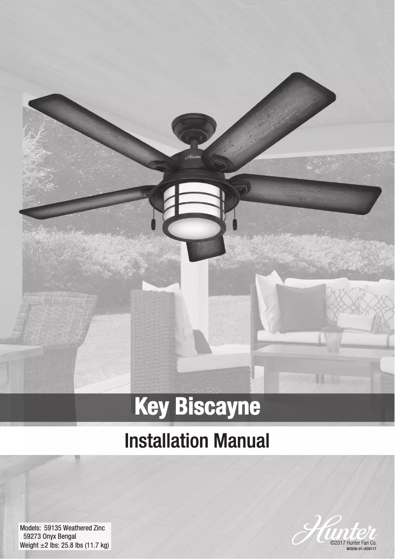 Imagen de la primera página del manual del dispositivo Key Biscayne 59135