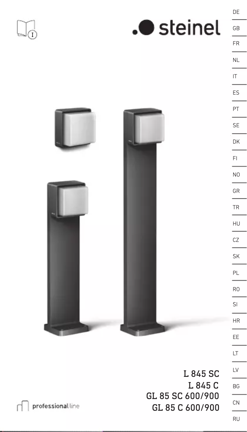 Imagen de la primera página del manual del dispositivo L 845 SC