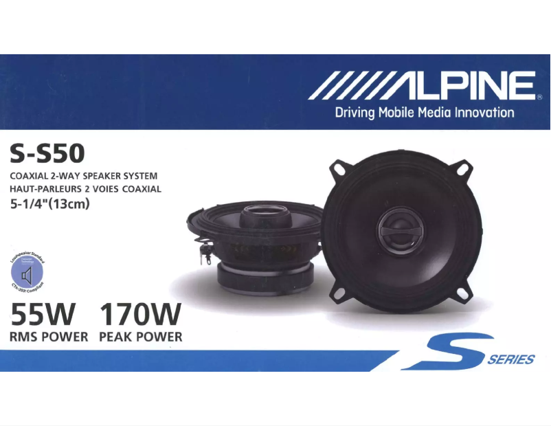 Imagen de la primera página del manual del dispositivo S-S50